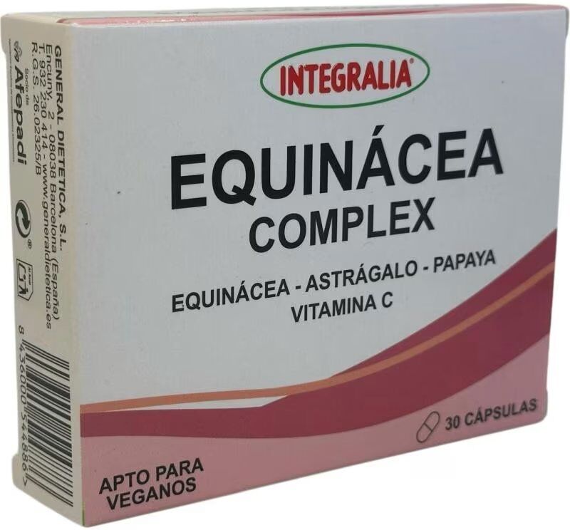 Integralia Equinácea Complex Con Astrágalo Y Vitamina C - 30 Cápsulas Talla Única Unisex
