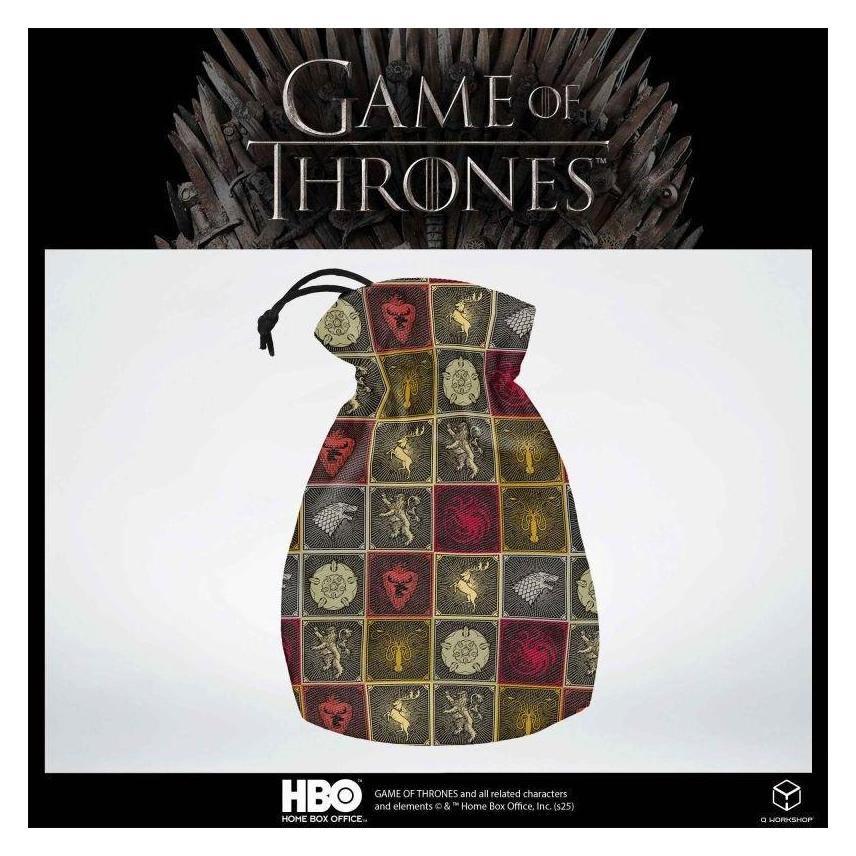 Q Workshop Game of Thrones. The Sigils Pattern Dice Pouch (5907699498253-5907699498253)