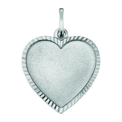 Kette mit Anhänger ONE ELEMENT "Herz Herz Anhänger aus 925 Silber", silber, Halsketten, Damen, Silber 925 (Sterlingsilber), Ein Geschenk von Herzen – zart, elegant & voller Symbolik