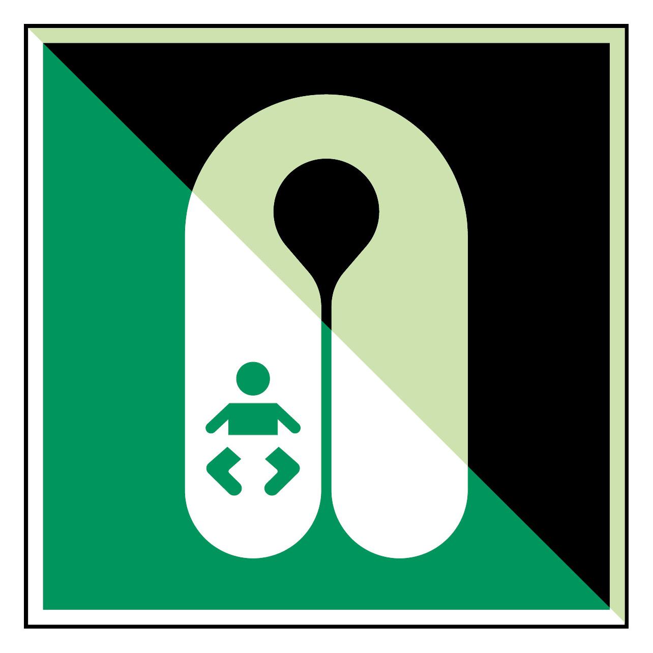 Brady ISO-Sicherheitsschild - Schwimmweste für Kleinkinder (135130)
