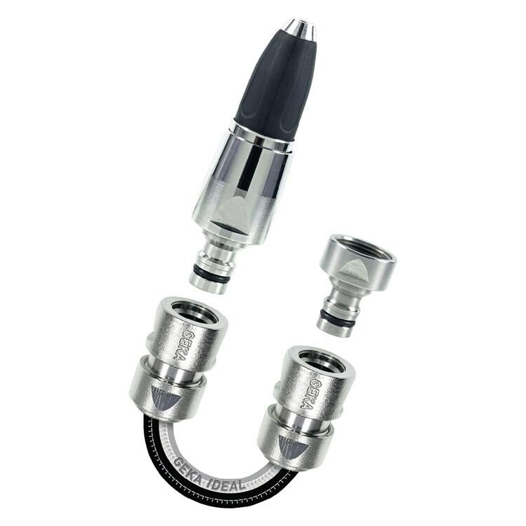 Karasto Starterset GEKA plus-Stecksystem Messing vernickelt (13 mm) (46.0700.8)
