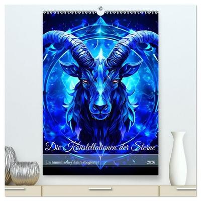 Die Konstellationen der Sterne (hochwertiger Premium Wandkalender 2026 DIN A2 hoch), Kunstdruck in Hochglanz