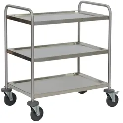 Novocal SE3-96 Mehrzweckwagen 3 Böden Etagenwagen Mehrzweckwagen, 3 Fachböden, 900x550 mm