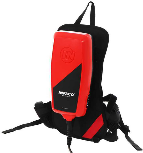 Infaco Akku-Rucksack L850B  Stromversorgungseinheit für Elektrowerkzeuge  48V / 17Ah