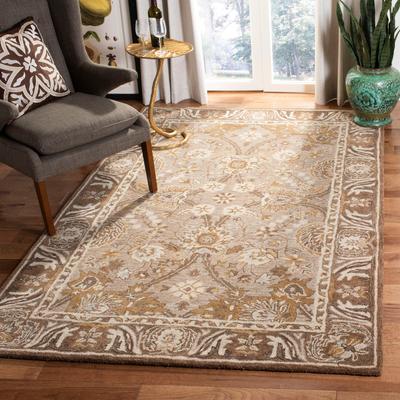 SAFAVIEH Handmade Anatolia Mariah Traditional Oriental Hand-spun Wool Rug