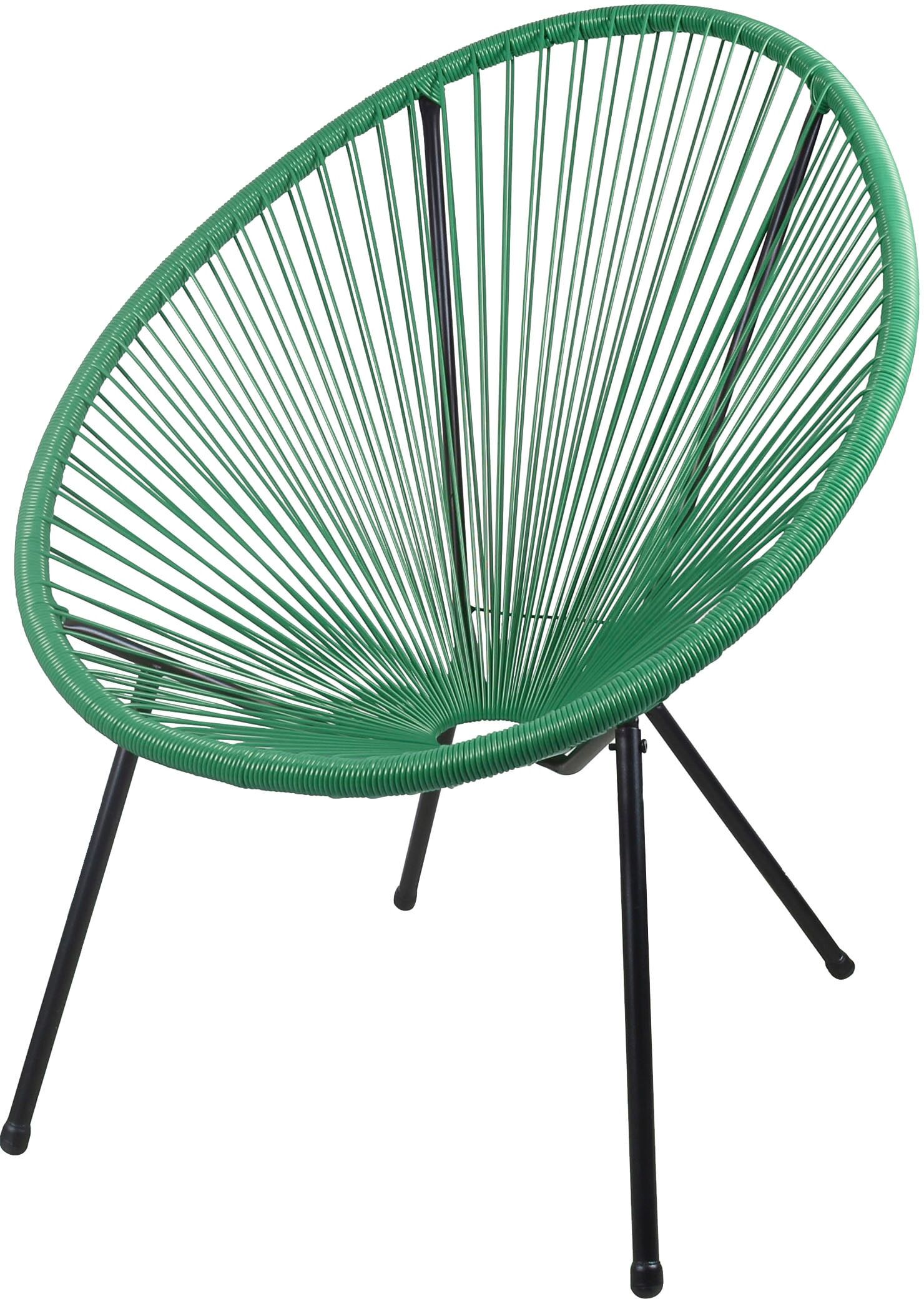 Gartensessel GARDEN PLEASURE "Dalida", grün, B:73cm H:93cm T:73cm, Sessel, Gartensessel