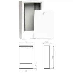 Sigma, Badezimmerschrank, Li Surface-mounted cabinet, 10 sections - SZN-4 (76 x 14 x 58.50 cm)