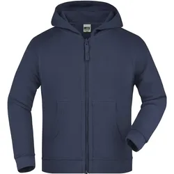 Kinder Kapuzen-Sweatjacke "JN059K" - L - navy