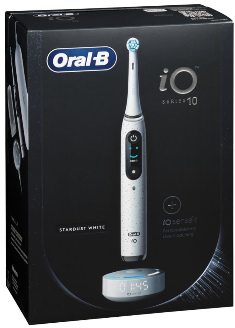 Oral-B iO Series 10 Elektrische Zahnbürste stardust white