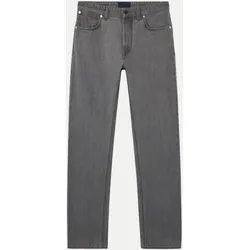 Straight-Fit Jeans Grau 32