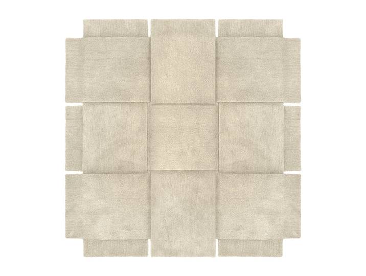 Design House Stockholm Basket Teppich beige 180 x 180cm
