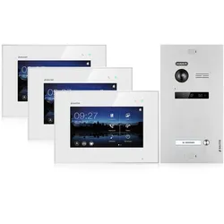 Balter Home Video Türsprechanlage für 1 Familienhaus, 3x Monitore, Balter EVO