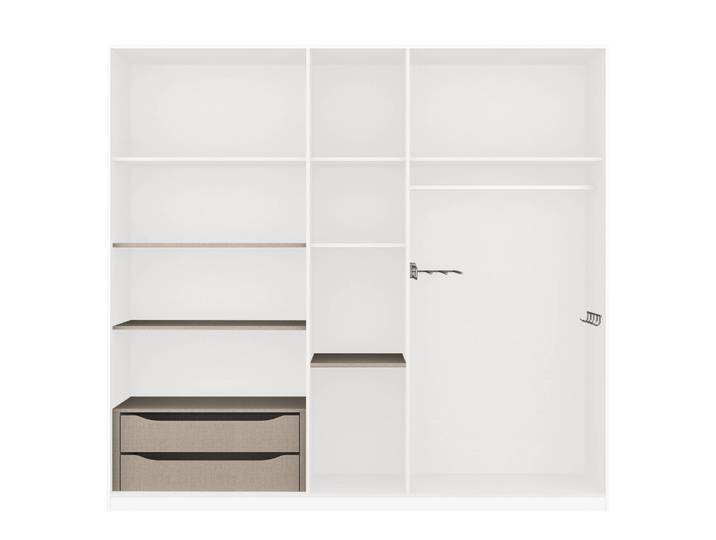 Pièces complémentaires armoire II 226cm Beige/Beige Confort Panneau aggloméré, imprimé et verni