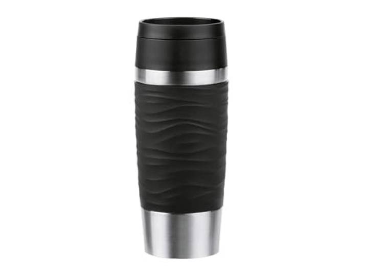 Emsa Travel Mug Wave Thermosbeker, 0,36 liter, roestvrij staal N20212
