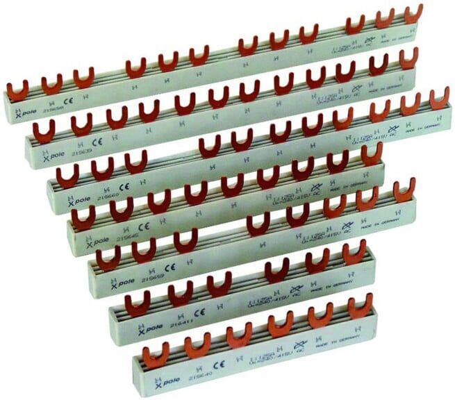 Eaton Barrette de connexion Euro-Vario 63A EVG-4PHAS/12MODUL (215643)