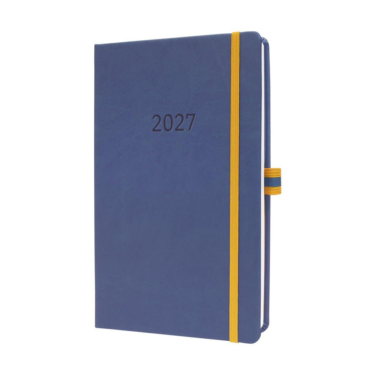 SIGEL Buchkalender CONCEPTUM Linescape 2027 blau/gelb, 1 St.