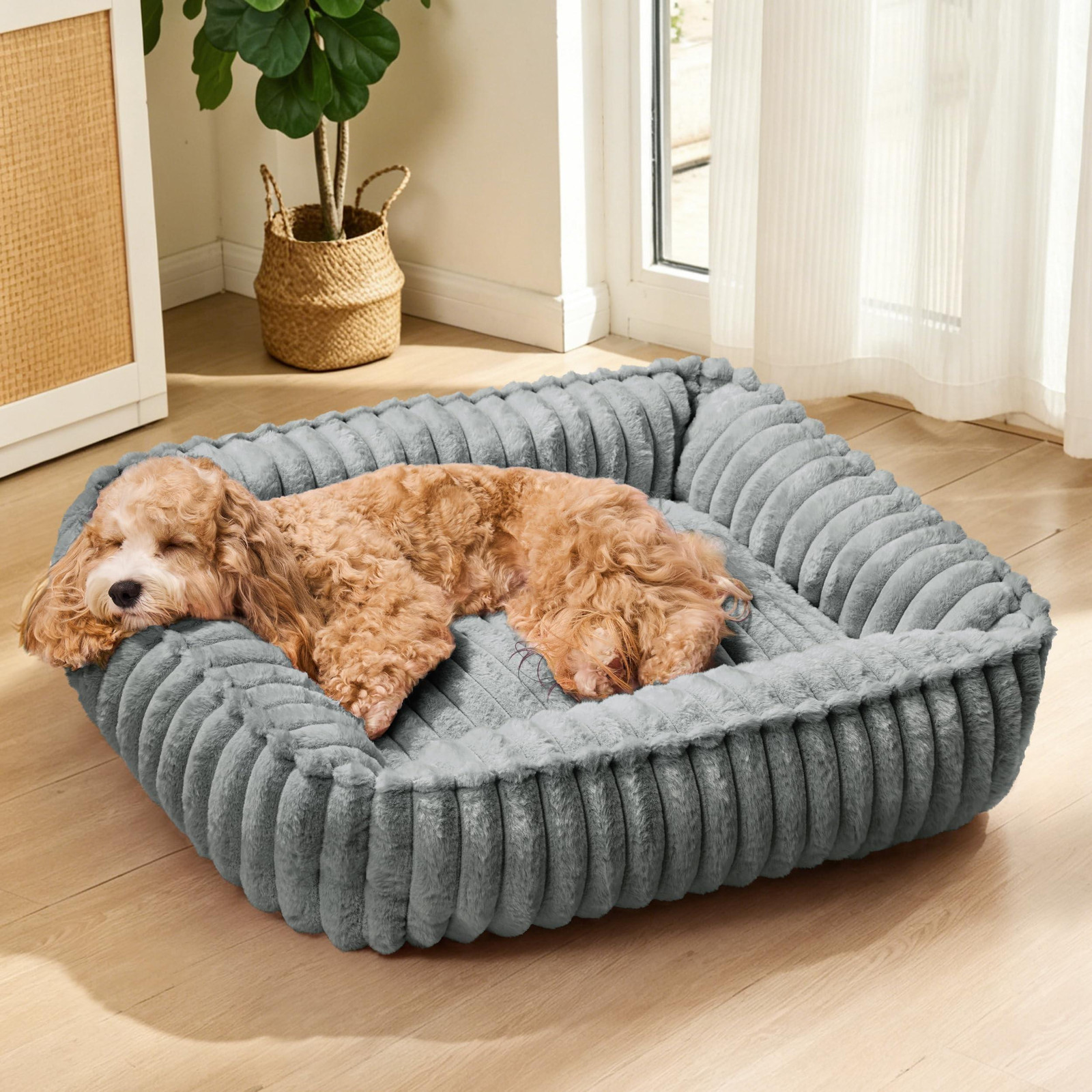 Merkloos Orthopedisch Hondenbed voor Grote Honden