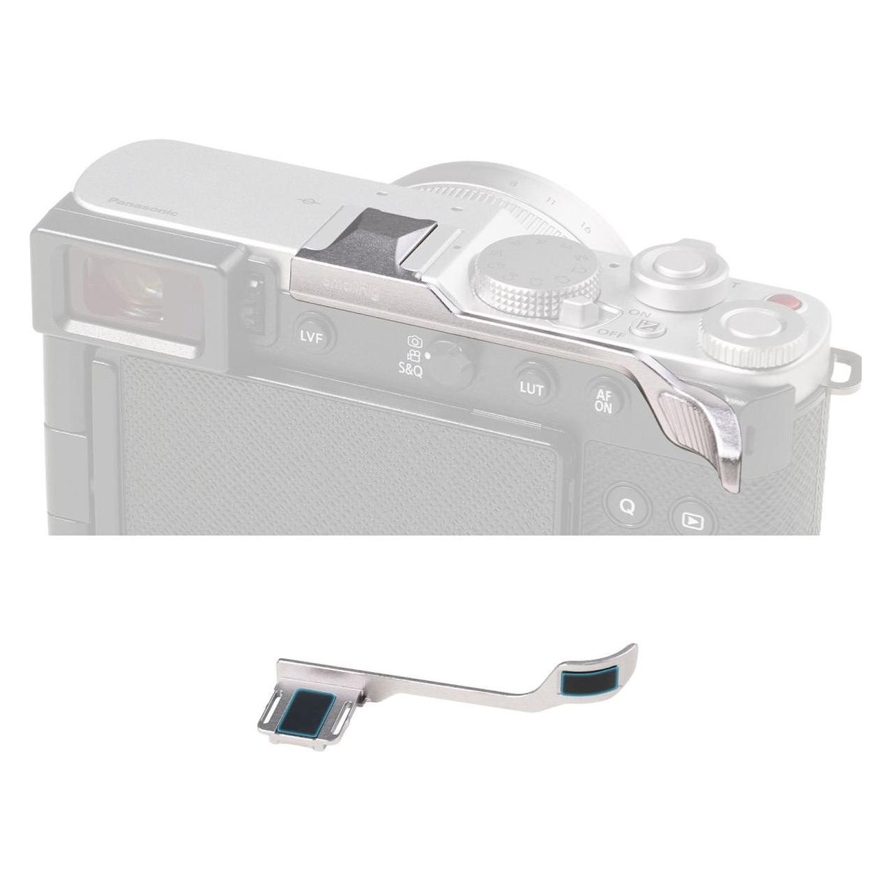 SmallRig 5703 Thumb Grip for Panasonic LUMIX L10 (Silver) (Griff) (5703)