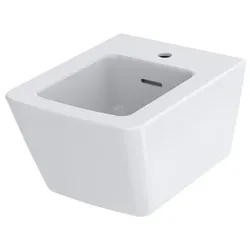 TOTO SP Wand-Bidet, mit Hahnloch und Überlauf, 380x540x290mm, Cefiontect, B532E