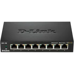 D-Link DGS-108, 8-Port Unmanaged Layer2 Gigabit Switch