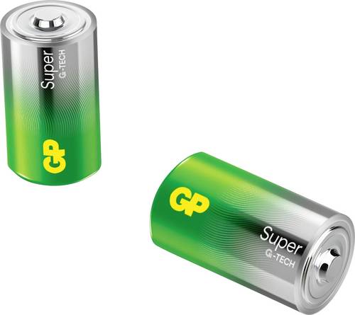 GP Super Mono (D)-Batterie Alkali-Mangan 1.5V 2St.