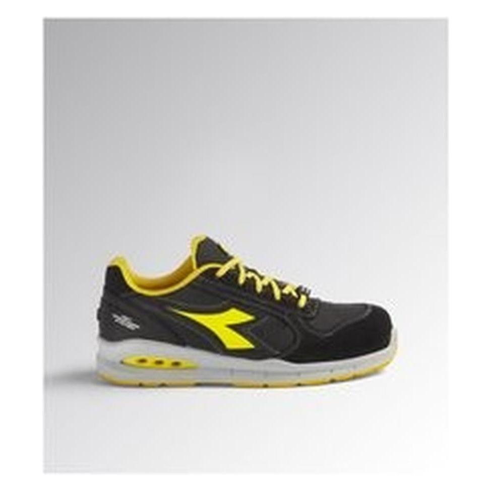 Diadora Werkschoen Run NET AB LOW S1PS 181146 | Zwart/Antraciet C4663 | Maat 39 - 8053607621347 (S1P, 39) (65564775)