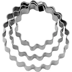 Städter Terrassen-Ausstecher Ring gewellt Set, 3-teilig 953766