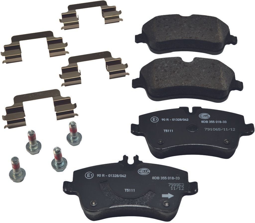 HELLA 8DB 355 018-331 Brake pad set