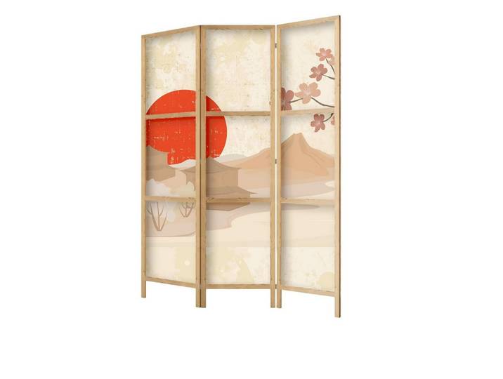framed concept Paravent, Raumteiler Holz Orientalisch, 135x172 & 225x172 cm, einseitig