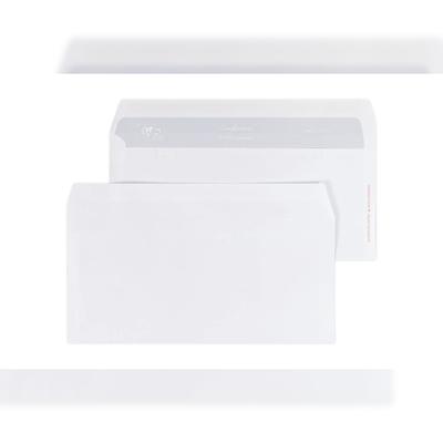 Clairefontaine 500x Umschläge vertraulich 110x220mm/ DL, 80g - Weiß 5995C