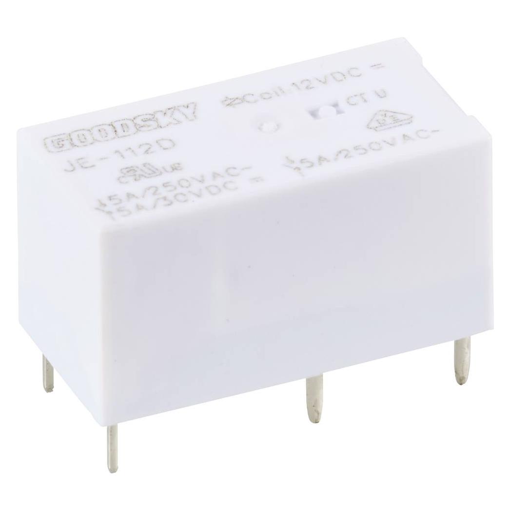 Goodsky JE-112D Printrelais 12 V/DC 5 A 1 Wechsler 1 St. (JE-112D)