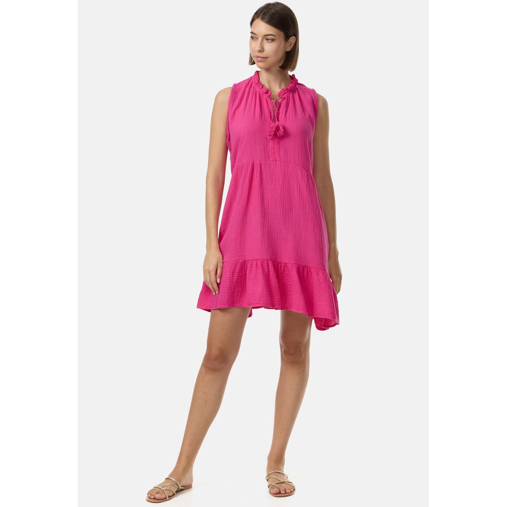 PM SELECTED Damen Ärmelloses Musselin Minikleid in Einheitsgröße PM49