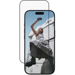 SAFE. by PanzerGlass® Displayschutz mit schwarzem Rahmen für iPhone 16 Pro/iPhone 17