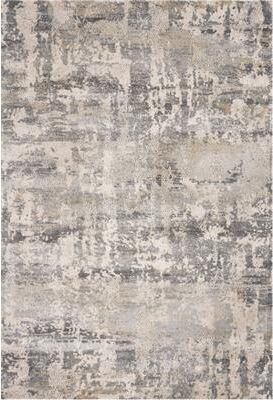 Domani Portland Casual Natural Cityscape Shag Area Rug