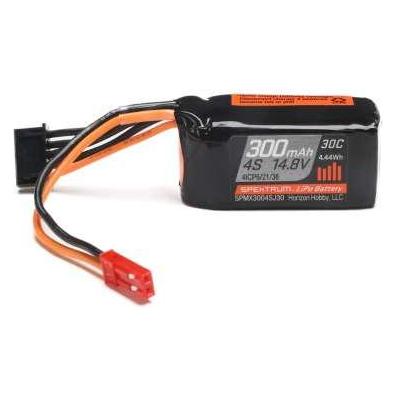 Spektrum 4S 14.8V 300mAh 30C LiPo Battery (300 mAh, 14.80 V) (SPMX3004SJ30)