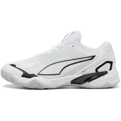 PUMA Solarstrike 4 Hallenschuhe Herren | Gr. 44 | weiß - weiß
