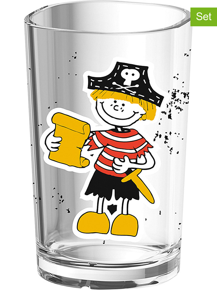Emsa 2er-Set: Becher "Pirates" - 200 ml - onesize