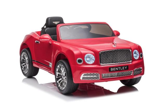 Bentley Mulsanne Elektroauto Kinderfahrzeug 12V 2x45w EVA Reifen Ledersitz Rot