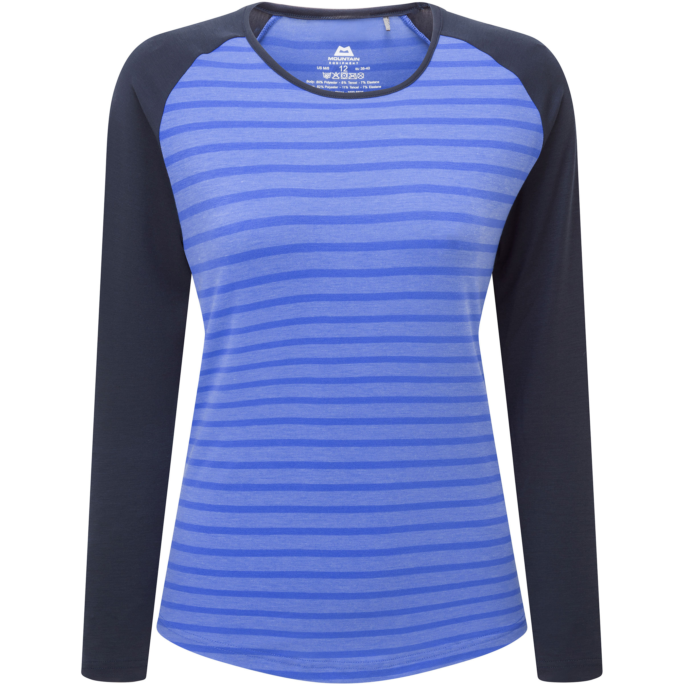 Mountain Equipment Redline Damen Longsleeves blau Größe M Trekking Atmungsaktiv Lyocell (Tencel)