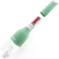 FinaMill One sage mit zwei FinaPod Pro Plus Batteriebetrieben, Pfeffermühle + Salzmühle, Grün