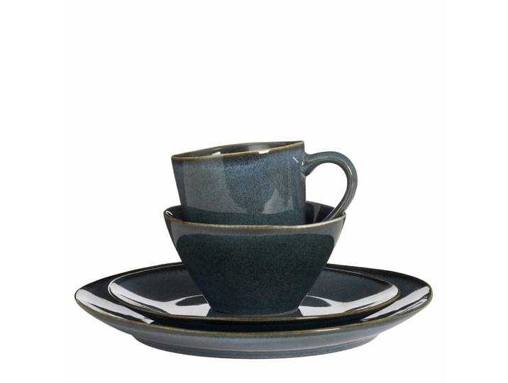 Service de table anthracite pierre h29xl29xl31cm