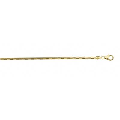 Goldkette ADELIA´S "Damen 333 Gold Schlangen Halskette Ø 1,5 mm", gold, Halsketten, Damen, 50, Gelbgold 333 Gold, Gelbgold 333, Gold, Goldkette, Goldschmuck für Damen