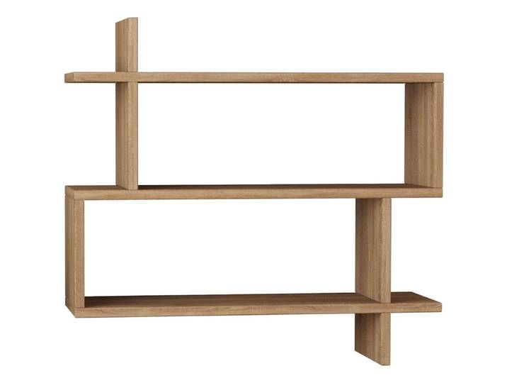 Etagère Murale 3 Niveaux Effet Chêne 70 Cm - Brava