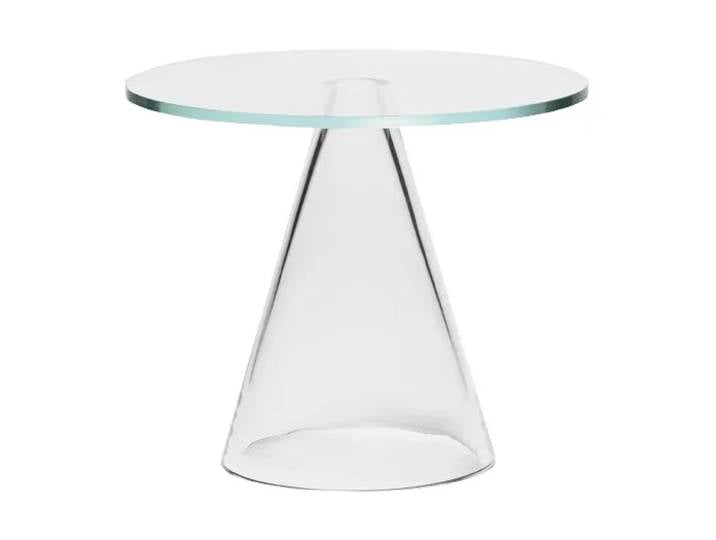 Massproductions Table Sander Ø48 cm Verre