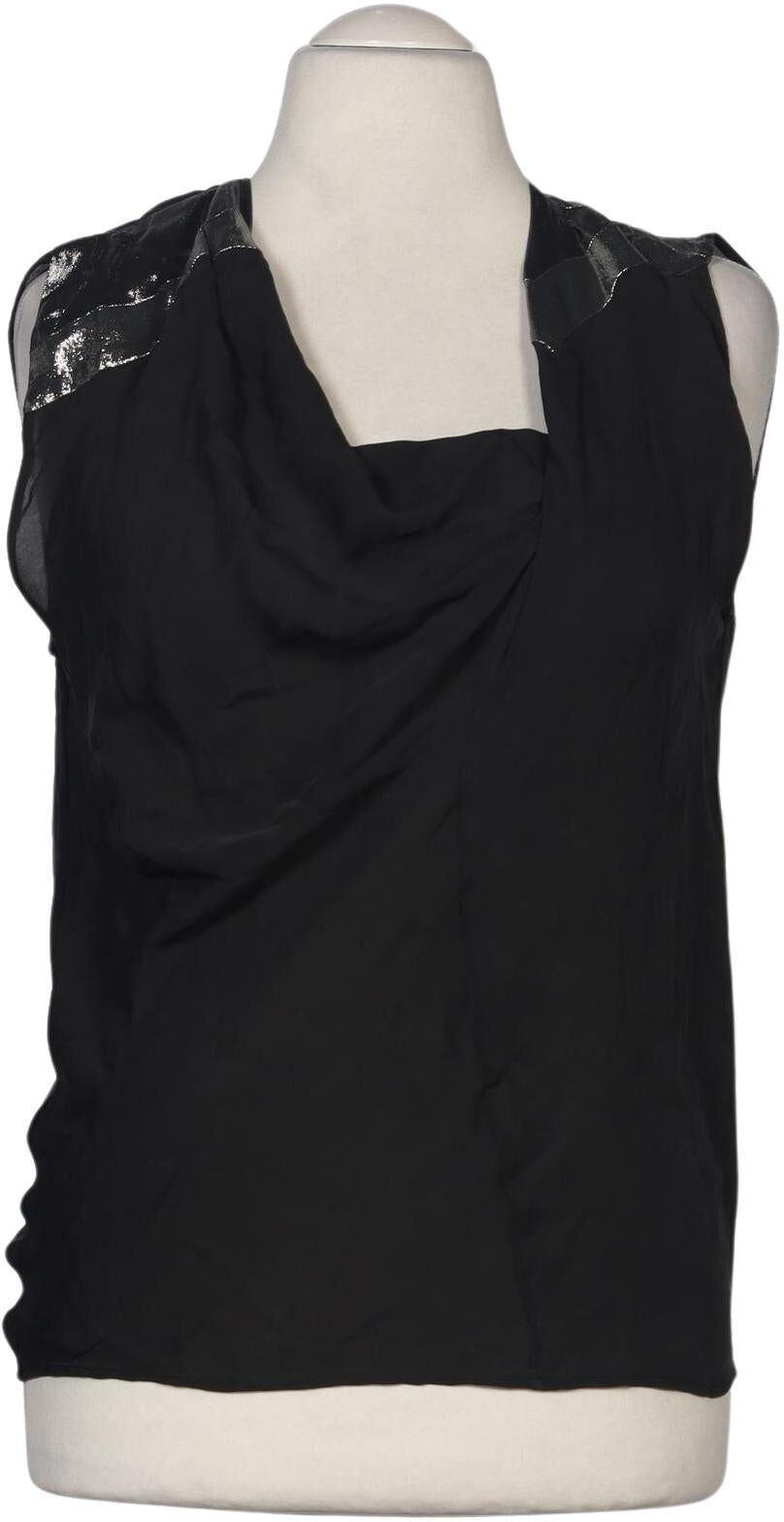 Gucci Damen Bluse, Schwarz, Gr. EU 40 (IT 46), Seide / Synthetik - Second Hand