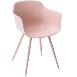 Armlehnstuhl Alba Sitz/Beine rosa 57x80x52 cm