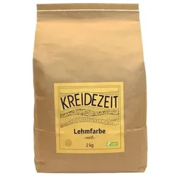 Kreidezeit Lehmfarbe weiß - 2 kg Beutel