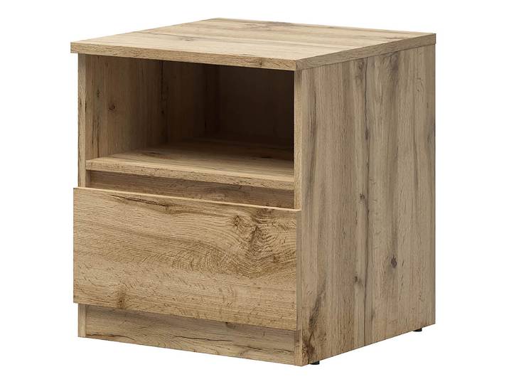 Nachtkommode 45 x 51 x 45cm Holz/Wotaneiche Dekor