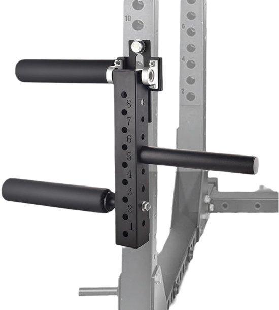 Verstellbare Beinlängung, Zubehör, Beinverlängerung, Zubehör, Beinbeugemaschine für das Fitnessstudio zu Hause, Durchmesser 80 mm, Schaumstoff-Zubehör für Squat-Ständer