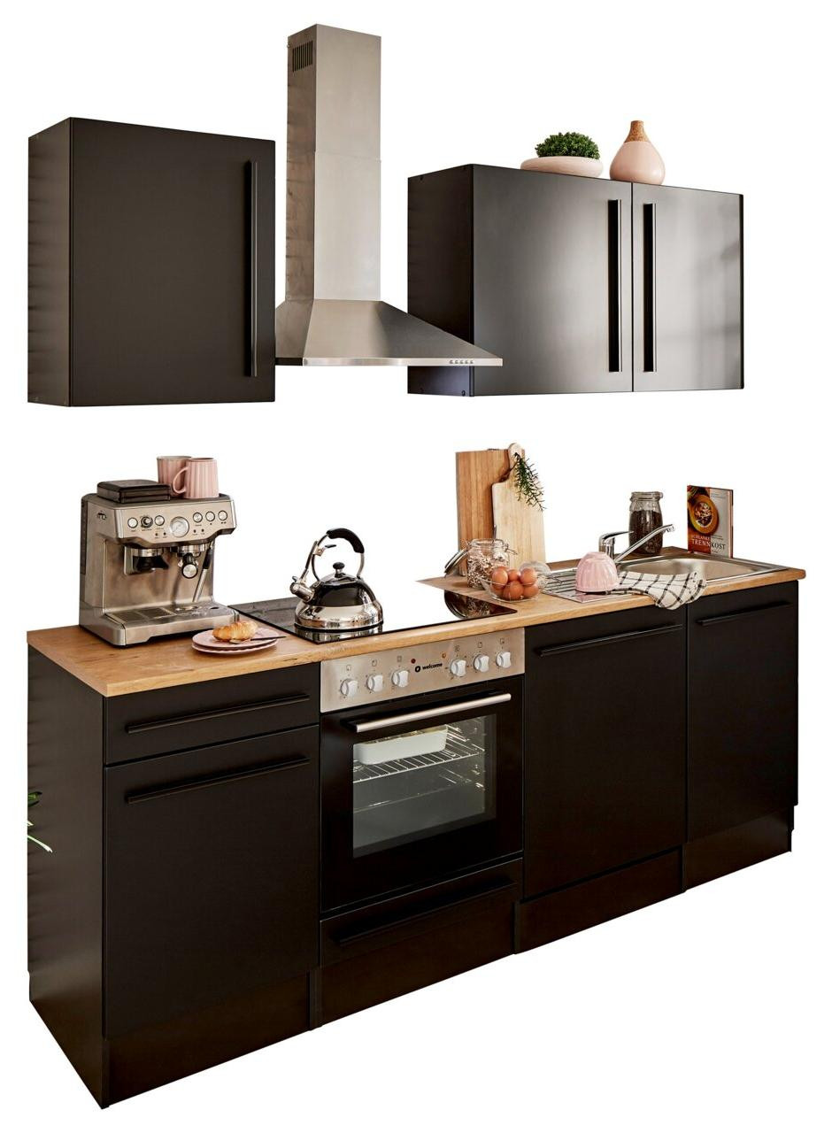 Yourkitchen Keukenblok BASIS JAZZ met houtlook